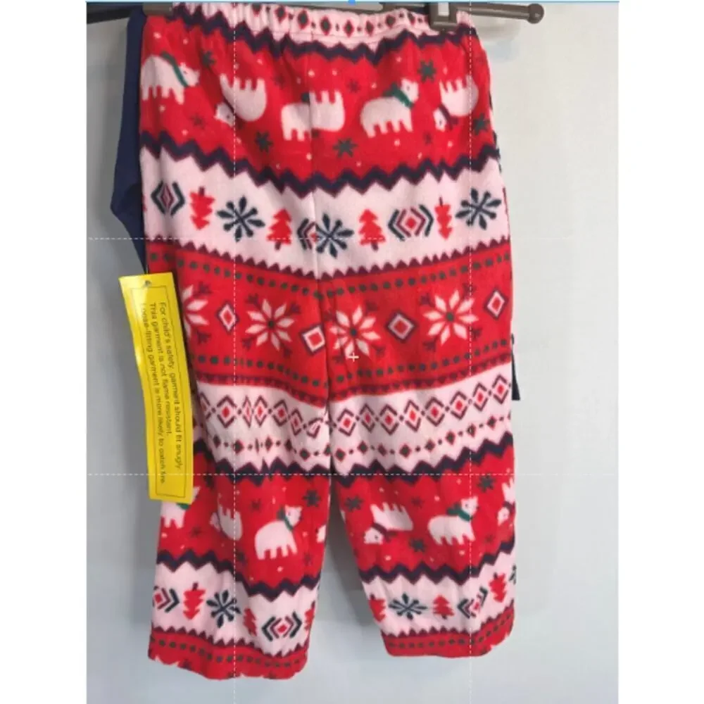 Cat & Jack Winter Holiday‎ Theme Sleepwear 2 piece Set Unisex 3T NWT
